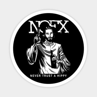 Nofx Never Trust A Hippy Vintage HD Classic Style Magnet